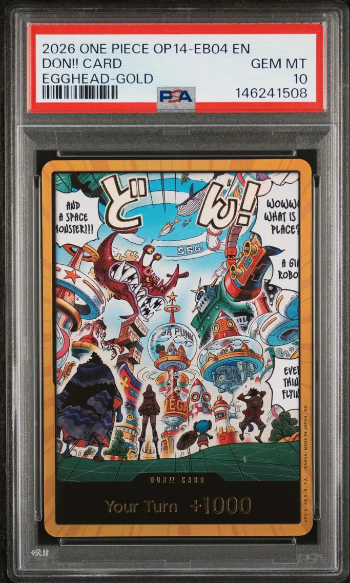2026 #NA Don!! Card PSA 10 One Piece OP14-EB04-the Azure Sea's Seven
