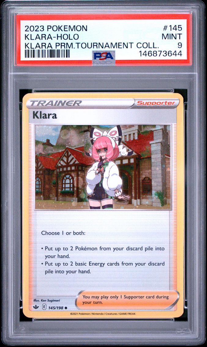 2023 #145 Klara-Holo PSA 9 Klara Premium Tournament Collection