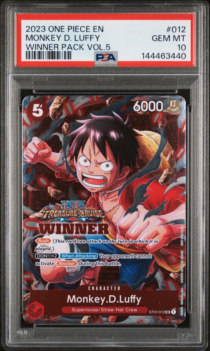 2023 #012 Monkey D. Luffy PSA 10 Promos One Piece