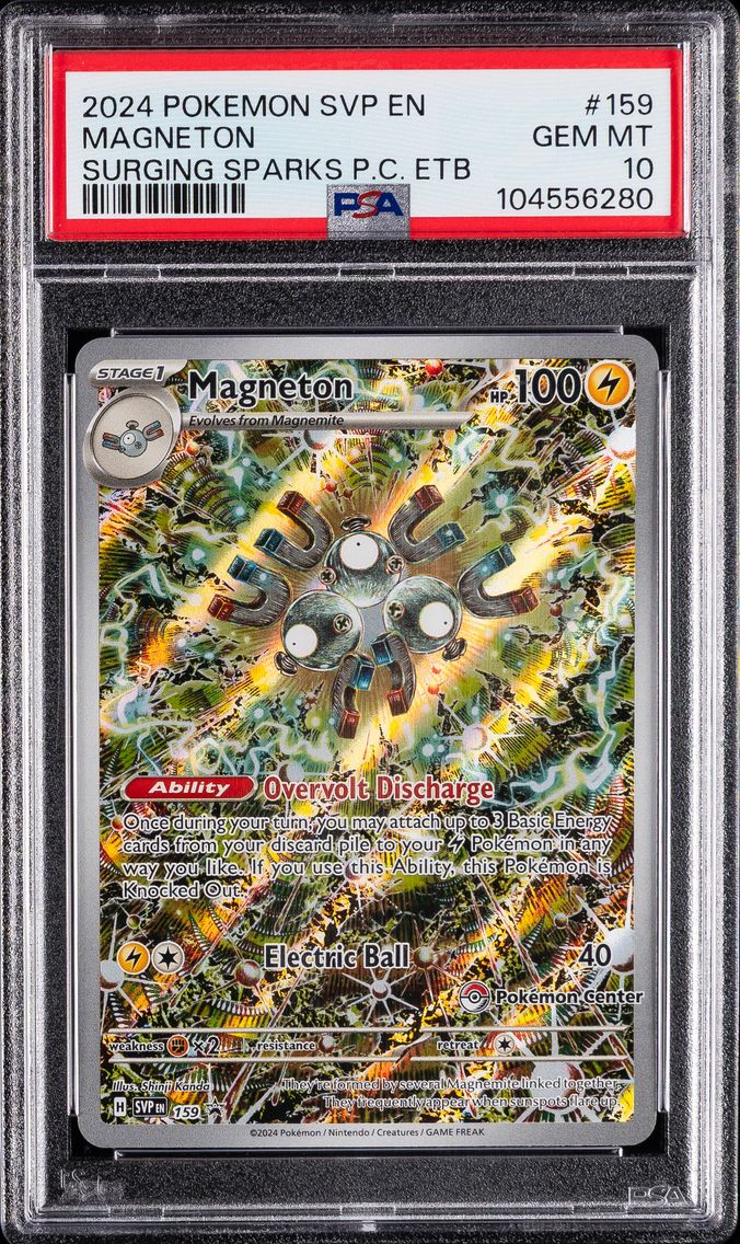2024 #159 Magneton PSA 10 Svp EN-SV Black Star Promo Pokemon