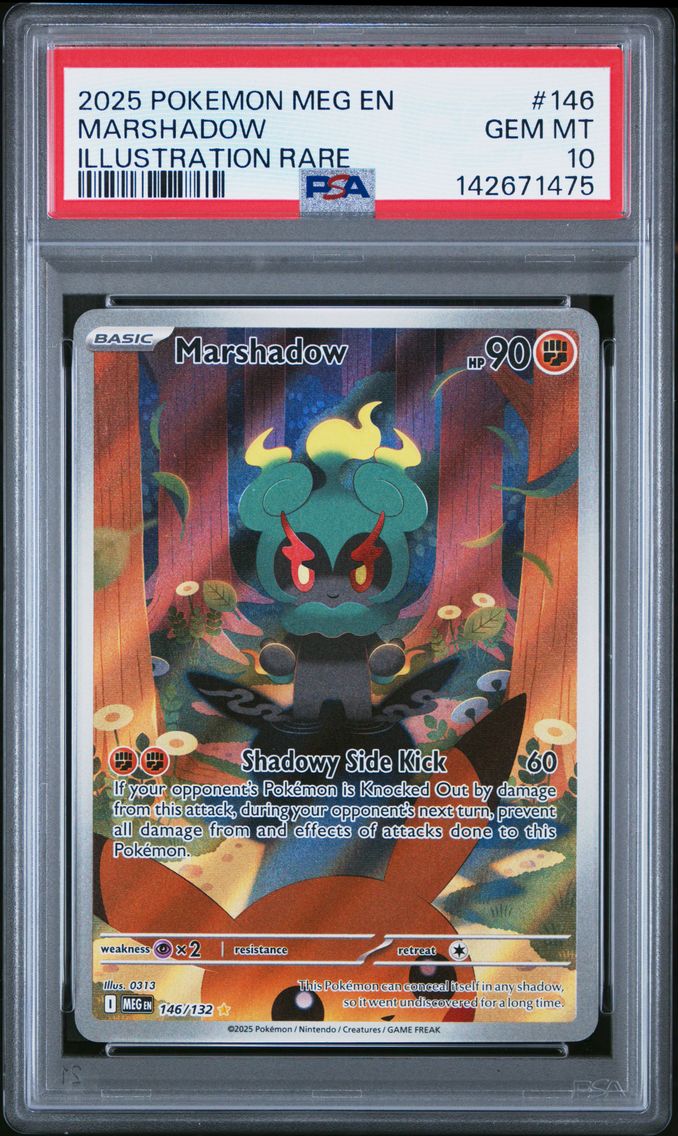 2025 #146 Marshadow PSA 10 Meg EN-Mega Evolution