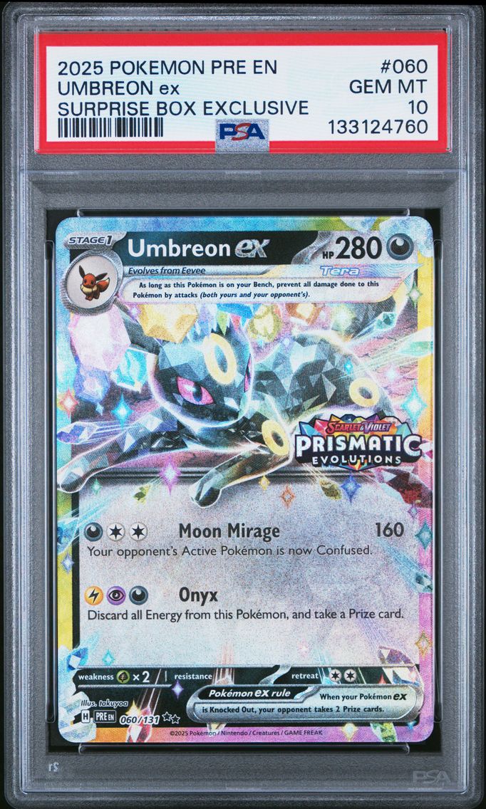 2025 #060 Umbreon EX PSA 10 Pre EN-Prismatic Evolutions