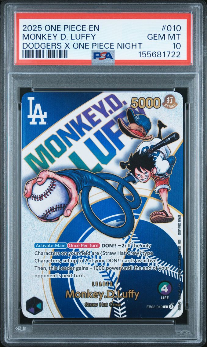 2025 #010 Monkey D. Luffy PSA 10 Promos One Piece