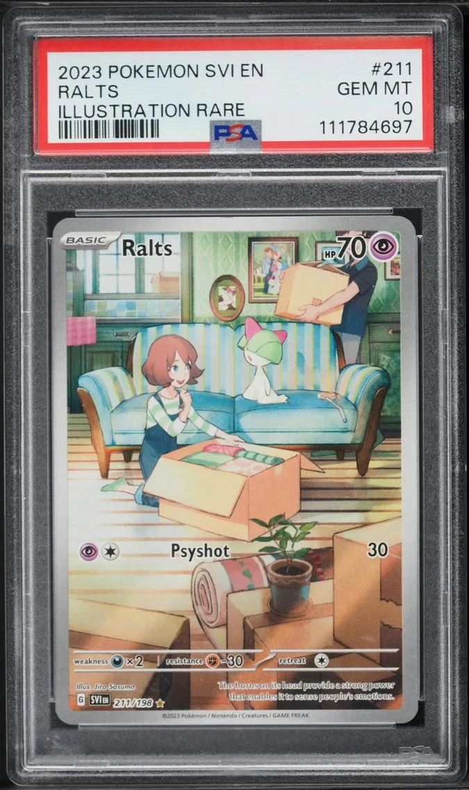 2023 #211 Ralts PSA 10 Svi EN-Scarlet & Violet Pokemon