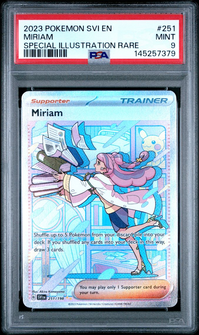 2023 #251 Miriam PSA 9 Svi EN-Scarlet & Violet Pokemon