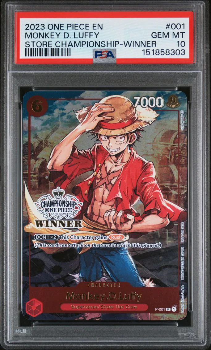 2023 #001 Monkey D. Luffy PSA 10 One Piece Promos