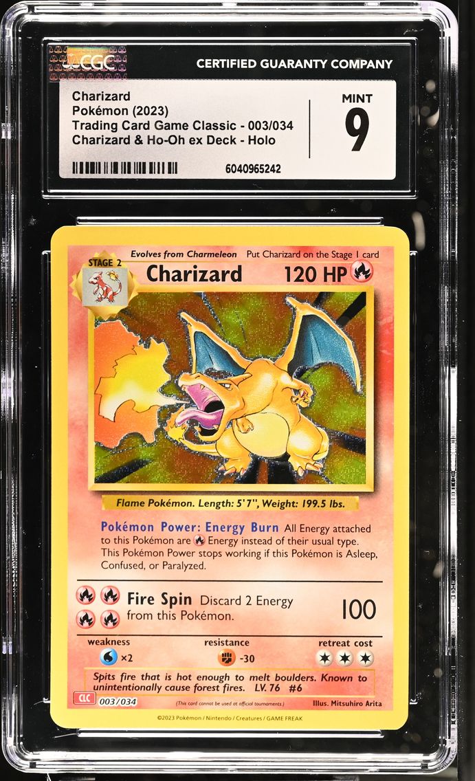 2023 #003 Charizard CGC 9 Trading Card Game Classic - CLV, CLC, CLB - English