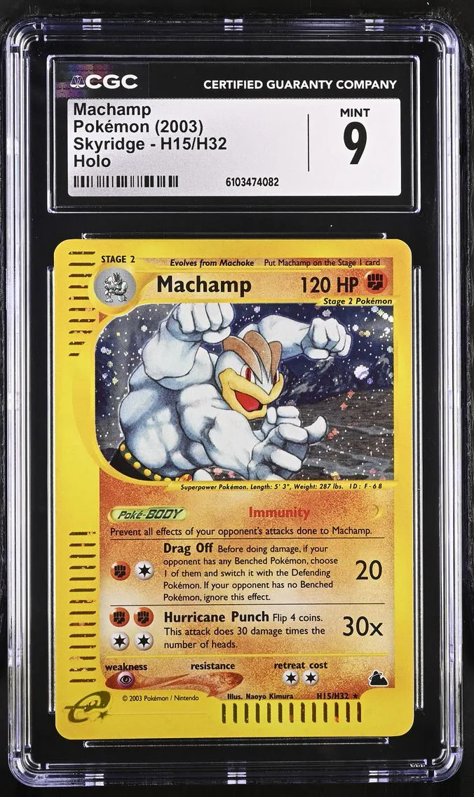2003 #H15/H32 Machamp CGC 9 Skyridge - English