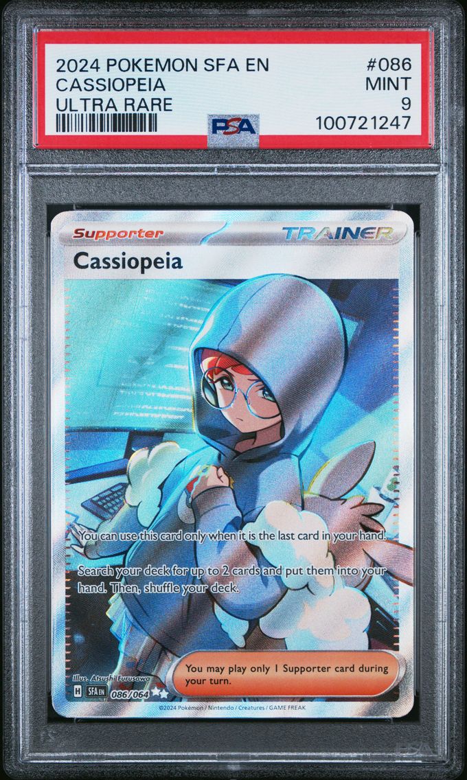 2024 #086 Cassiopeia PSA 9 Sfa EN-Shrouded Fable