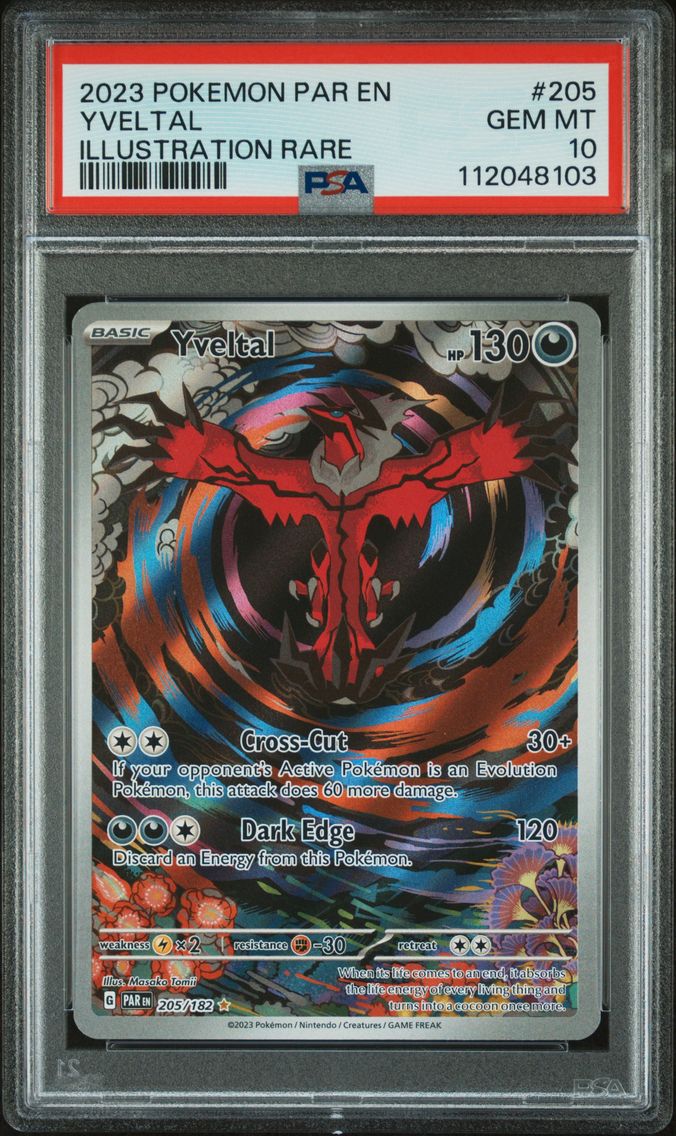 2023 #205 Yveltal PSA 10 Par EN-Paradox Rift Pokemon