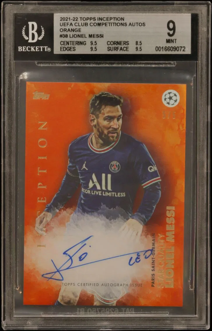 2021 #NNO Lionel Messi BGS 9 Top