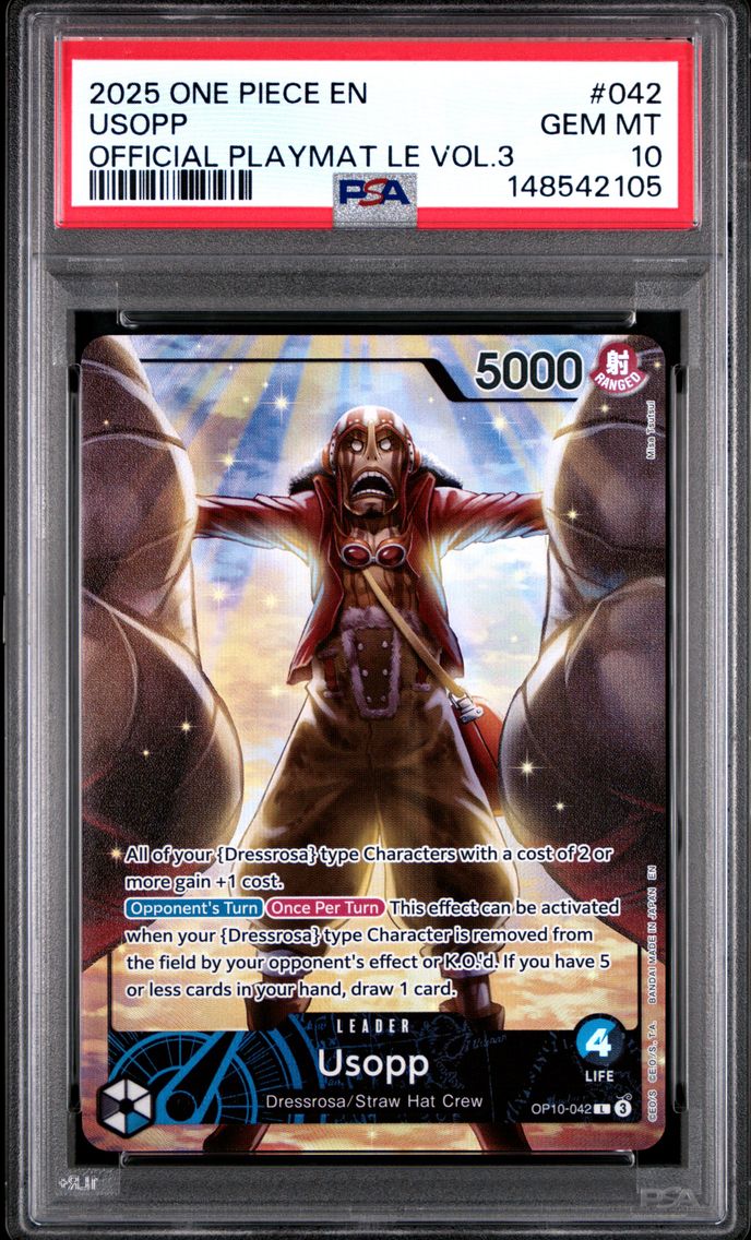 2025 #042 Usopp PSA 10 One Piece Promos