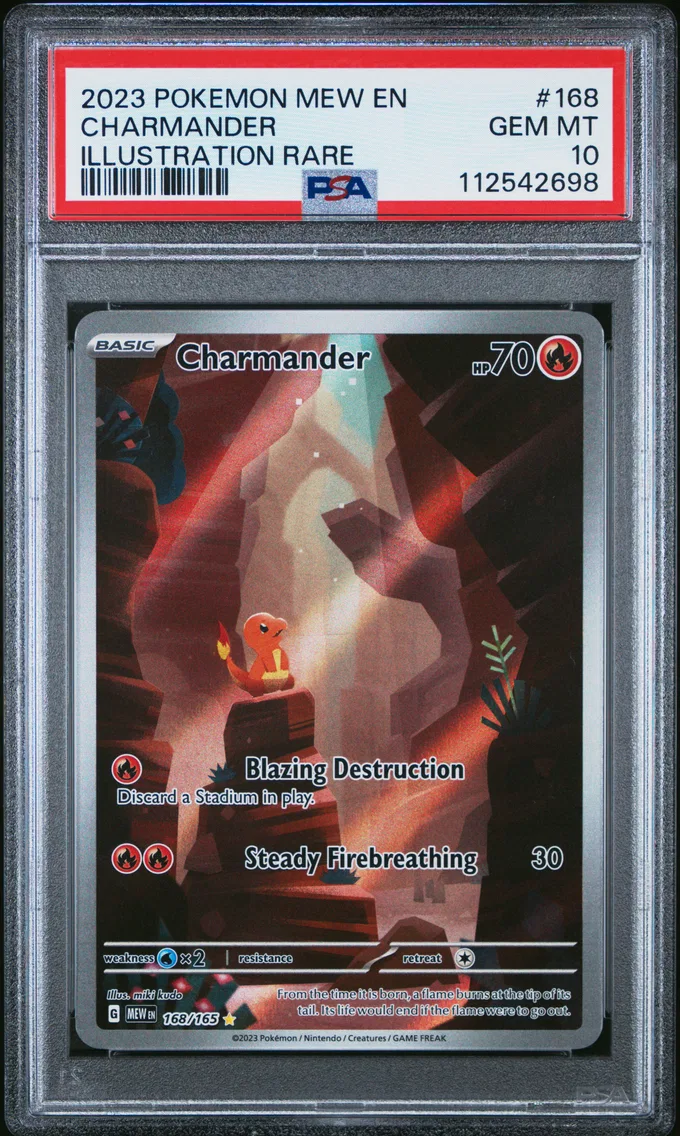 2023 #168 Charmander PSA 10 Mew
