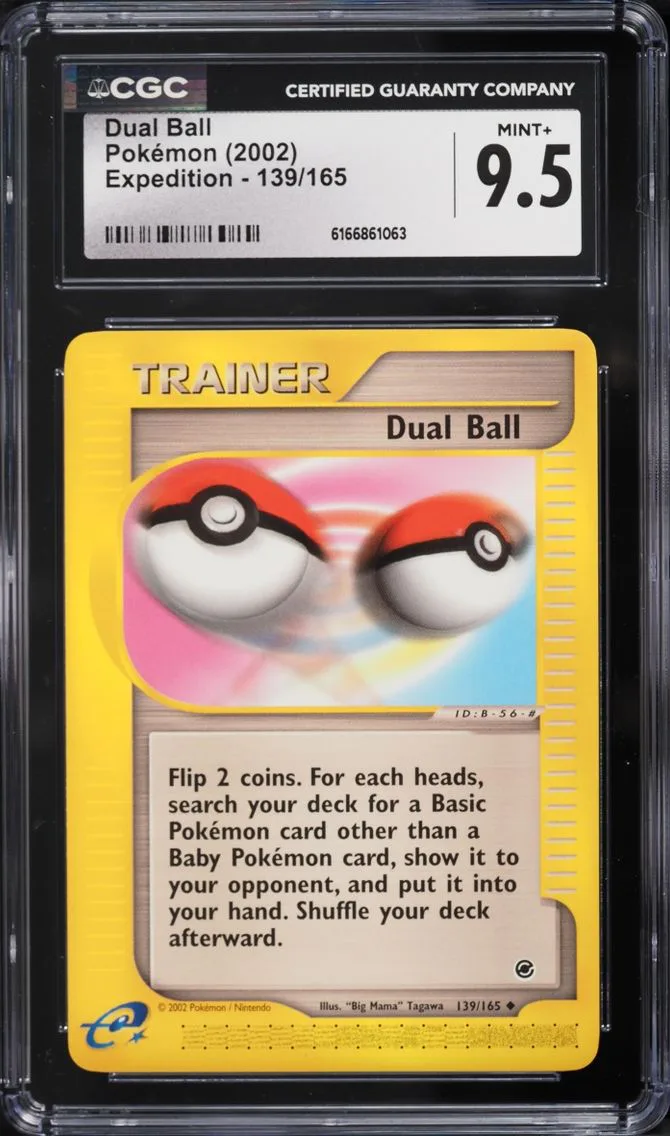 2002 Pokemon Expedition Dual Ball #139 CGC 9.5 MINT+