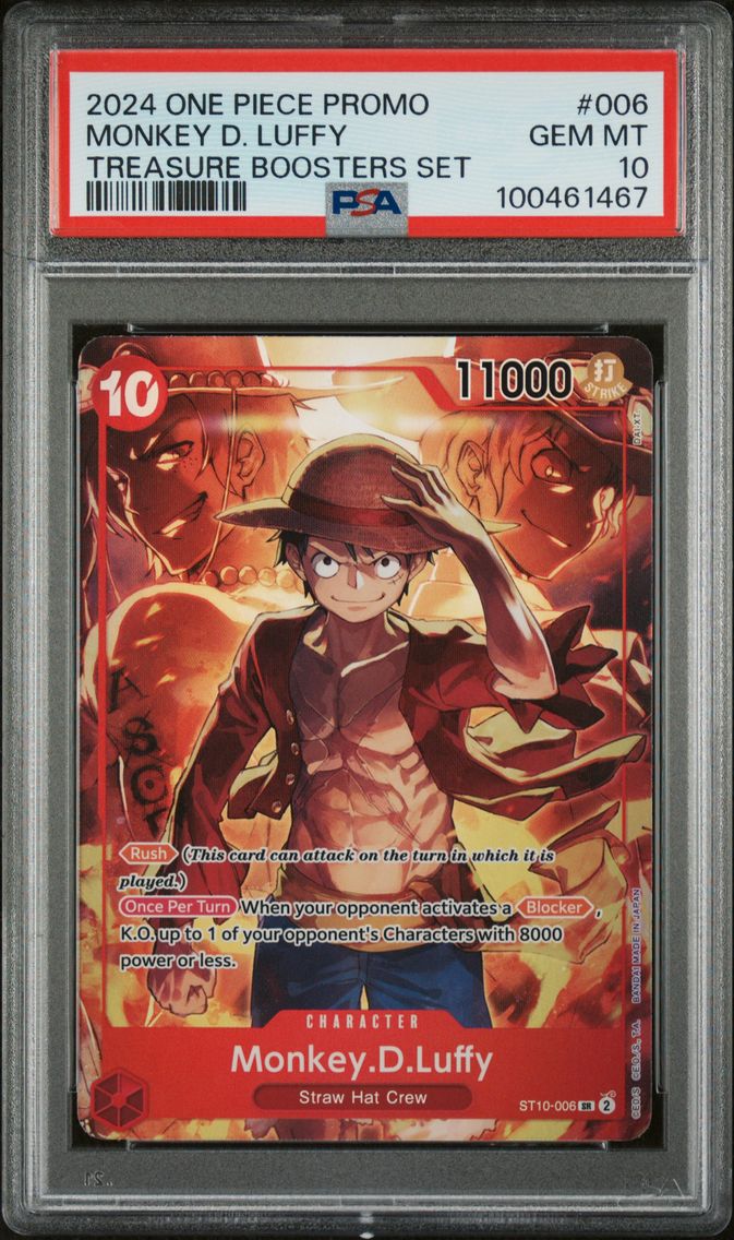 2024 #006 Monkey D. Luffy PSA 10 One Piece Promos