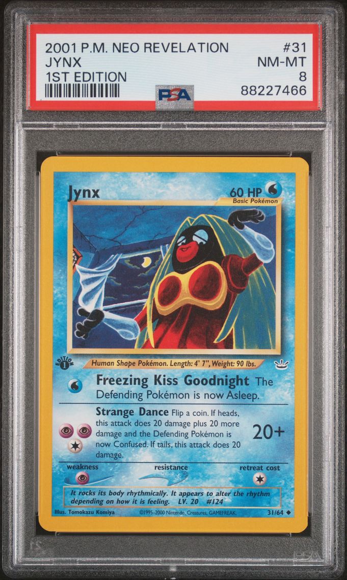 2001 #31 Jynx 1st Edition PSA 8 Neo Revelation