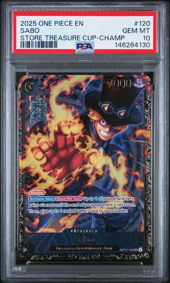 2025 #120 Sabo PSA 10 One Piece Promos