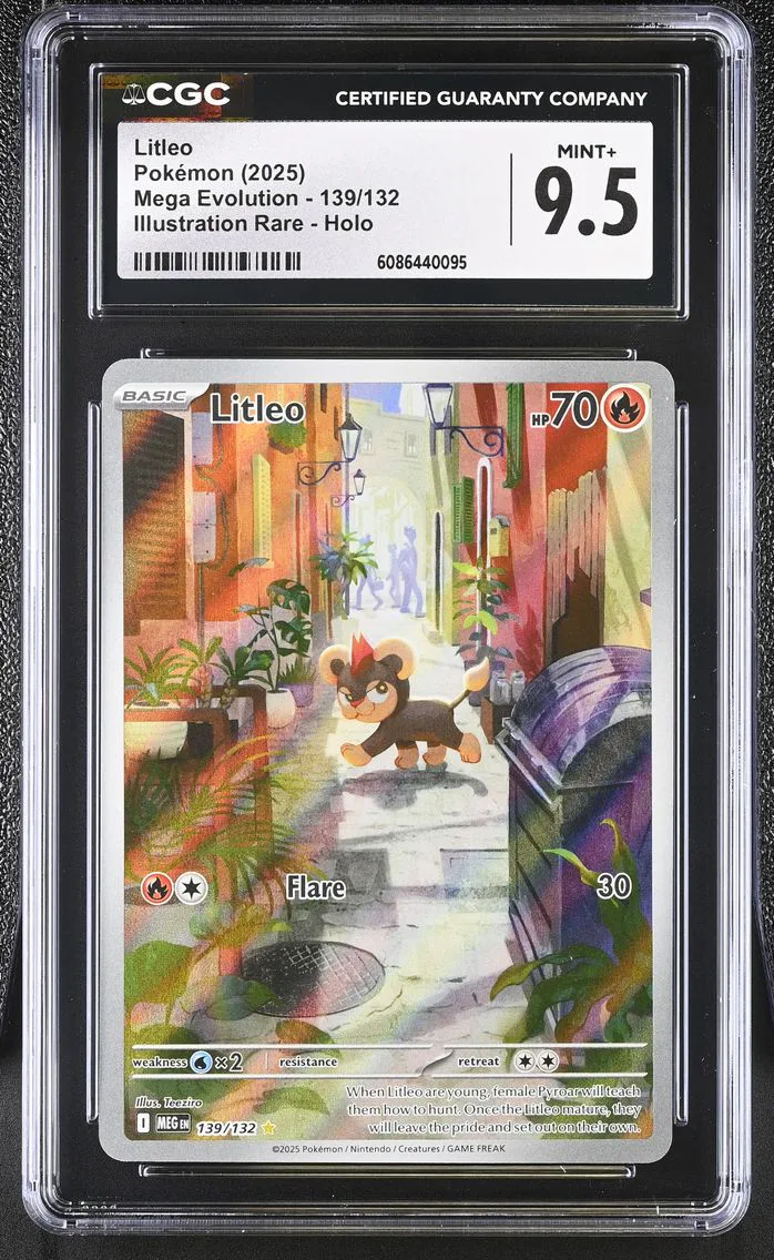 2025 #139 Litleo CGC 9.5 Mega Evolution - MEG EN - English