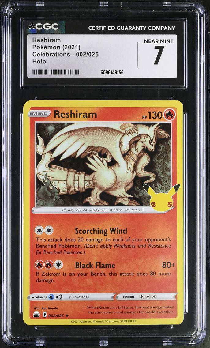 2021 #002 Reshiram CGC 7 Celebrations - English