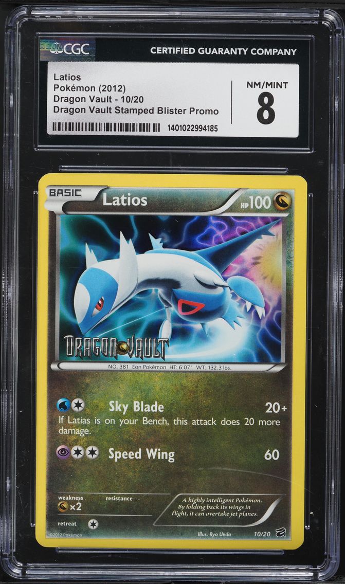 2012 #10 Latios CGC 8 Dragon Vault - English Pokemon
