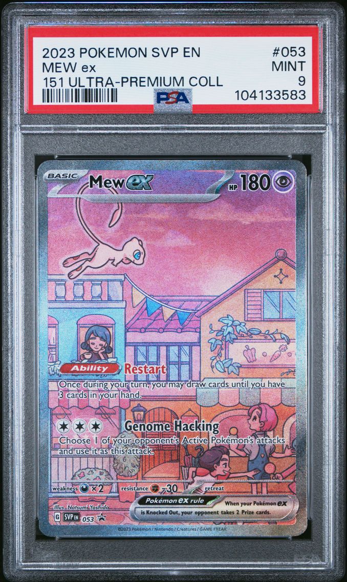 2023 #053 Mew EX PSA 9 Svp EN-SV Black Star Promo Pokemon