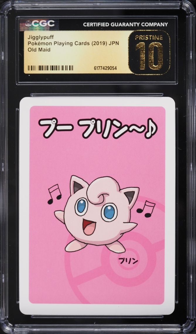 2019 Jigglypuff CGC 10 Pokemon Japanese Playing Cards Old Maid