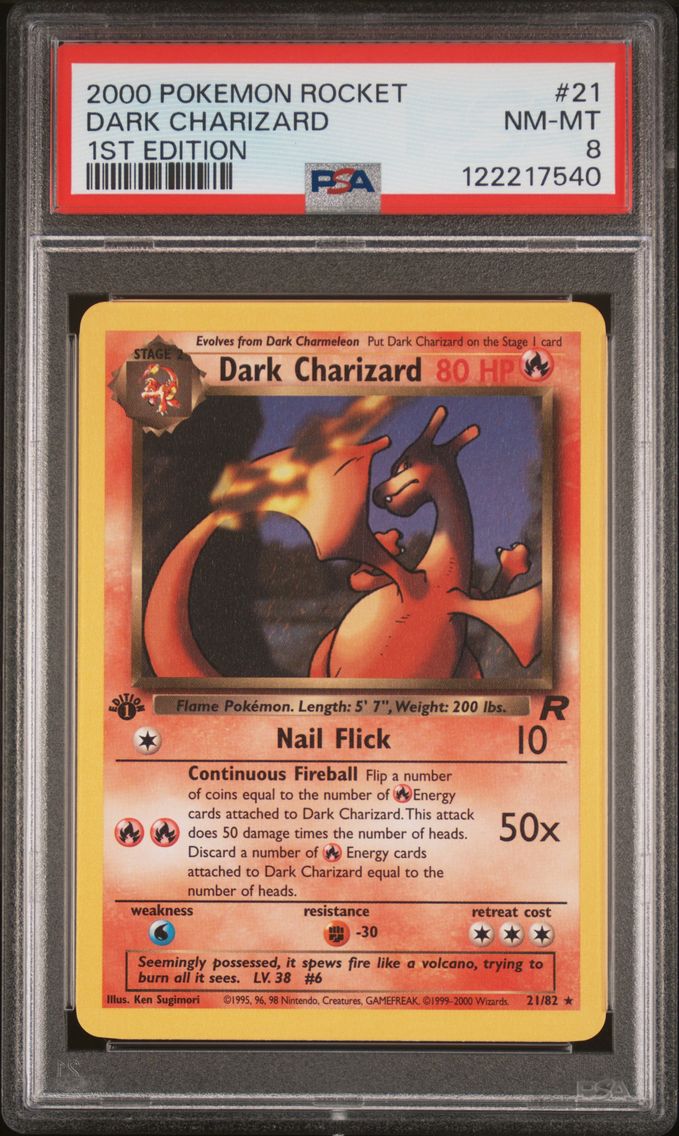 2000 #21 Dark Charizard 1st Edit