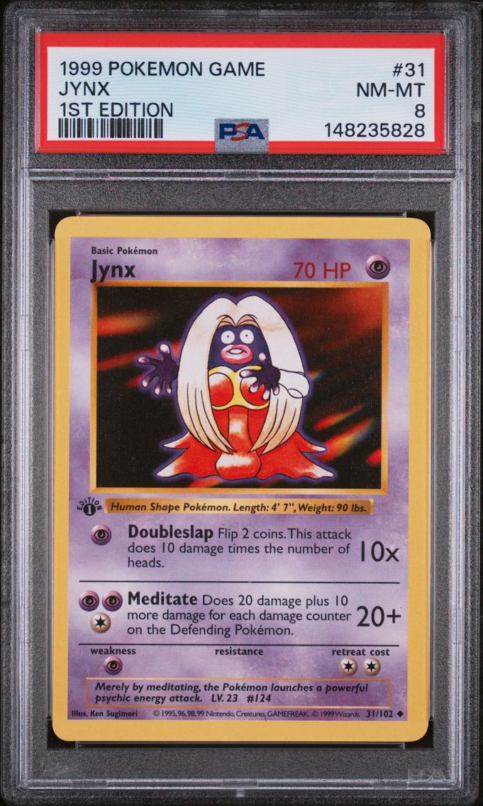 1999 #31 Jynx 1st Edition PSA 8 Game