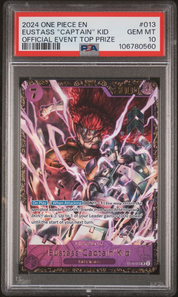 2024 #013 Eustass "Captain" Kid PSA 10 Promos One Piece