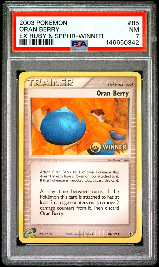 2003 #85 Oran Berry PSA 7 EX Ruby & Sapphire