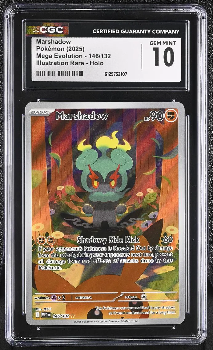 2025 #146 Marshadow CGC 10 Mega Evolution - MEG EN - English