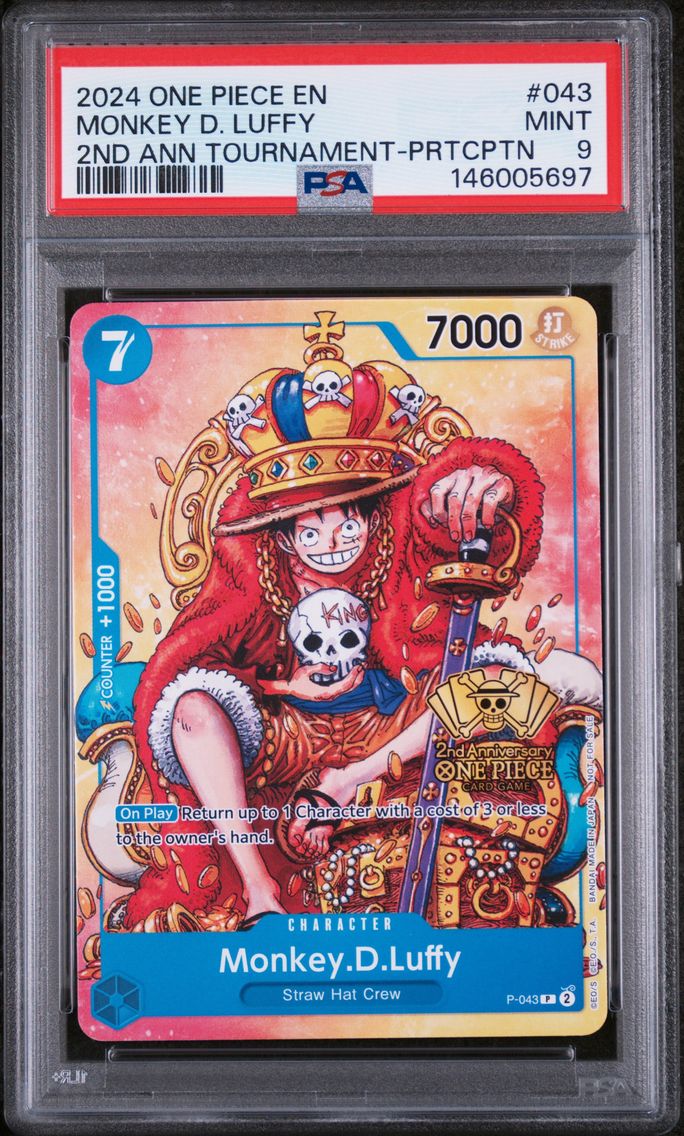 2024 #043 Monkey D. Luffy PSA 9 One Piece Promos