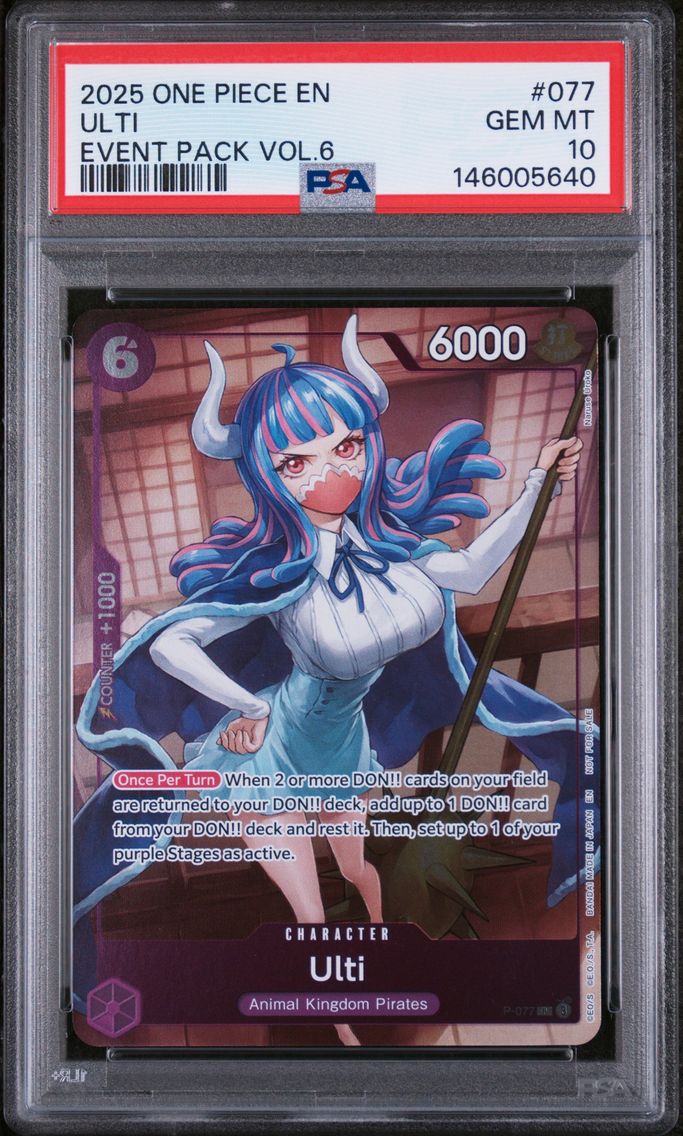 2025 #077 Ulti PSA 10 One Piece Event Pack Vol.6