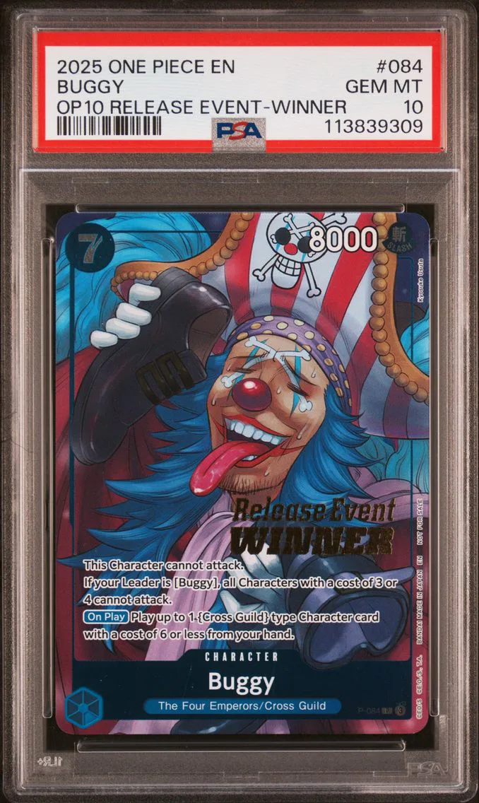 2025 #084 Buggy PSA 10 One Piece Promos