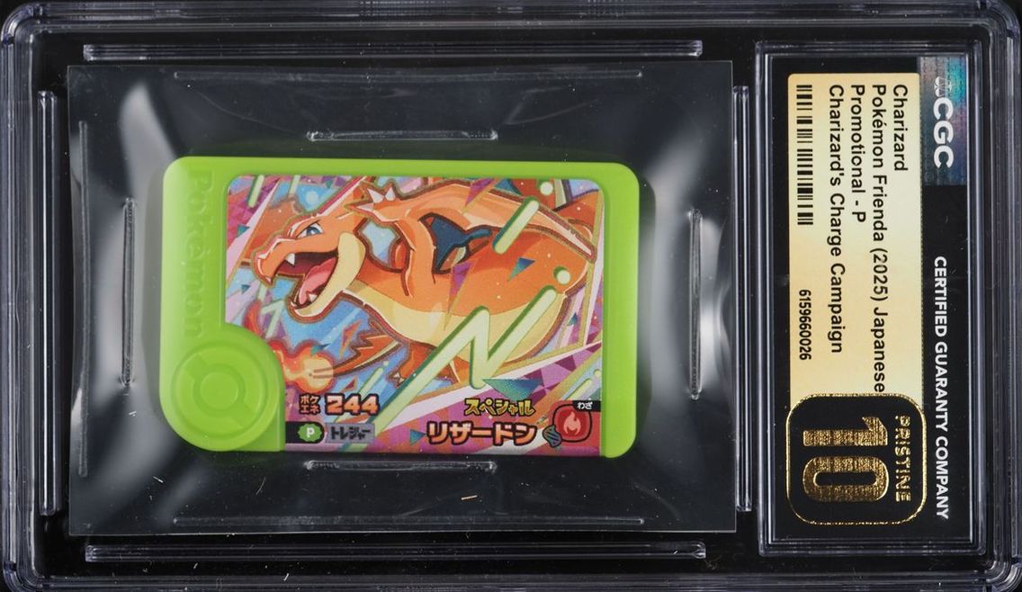 2025 Pokemon Japanese Frienda Promo Charge Campaign Charizard #P CGC 10 PRISTINE