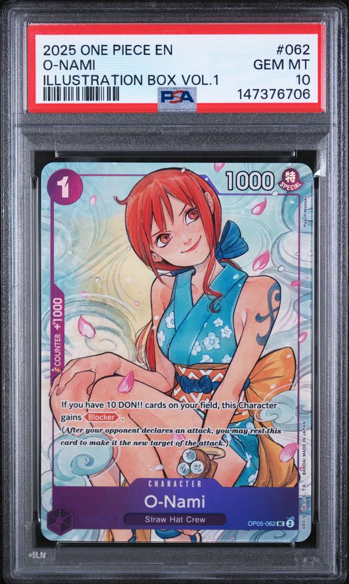 2025 #062 O-Nami PSA 10 One Piece Promos