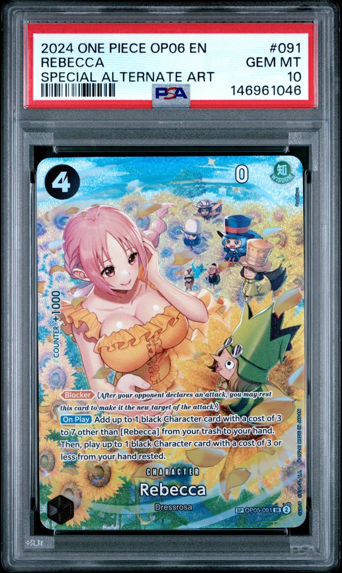 2024 #091 Rebecca PSA 10 One Piece OP06-Wings of the Captain