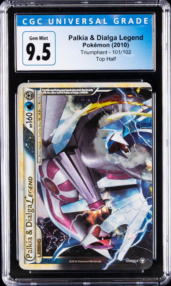 2010 #102 Palkia & Dialga Legend CGC 10 Pokemon