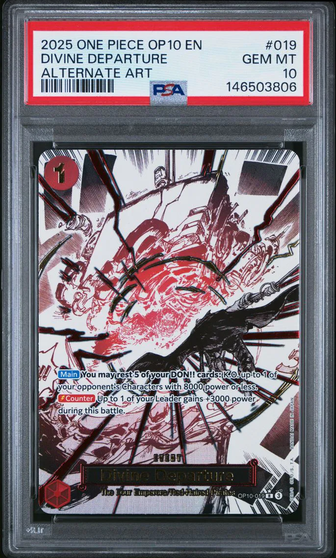 2025 #019 Divine Departure PSA 10 One Piece OP10-Royal Blood