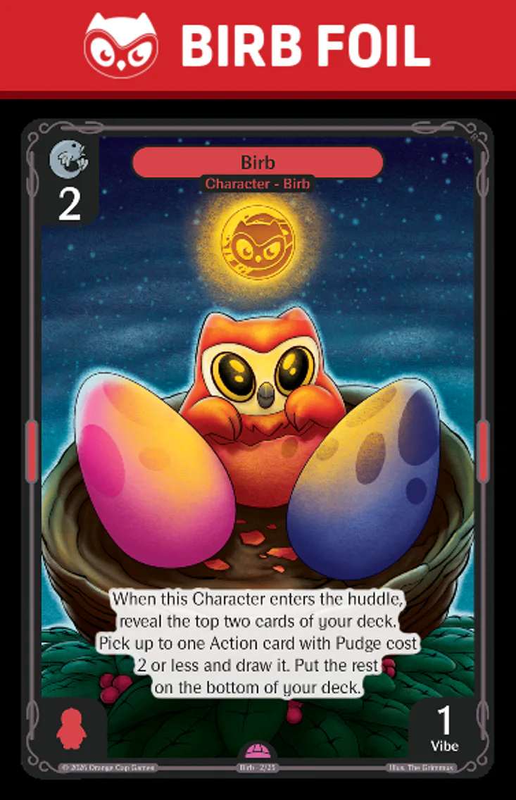 2026 Birb Vibes TCG Promo #2 - Birb Foil