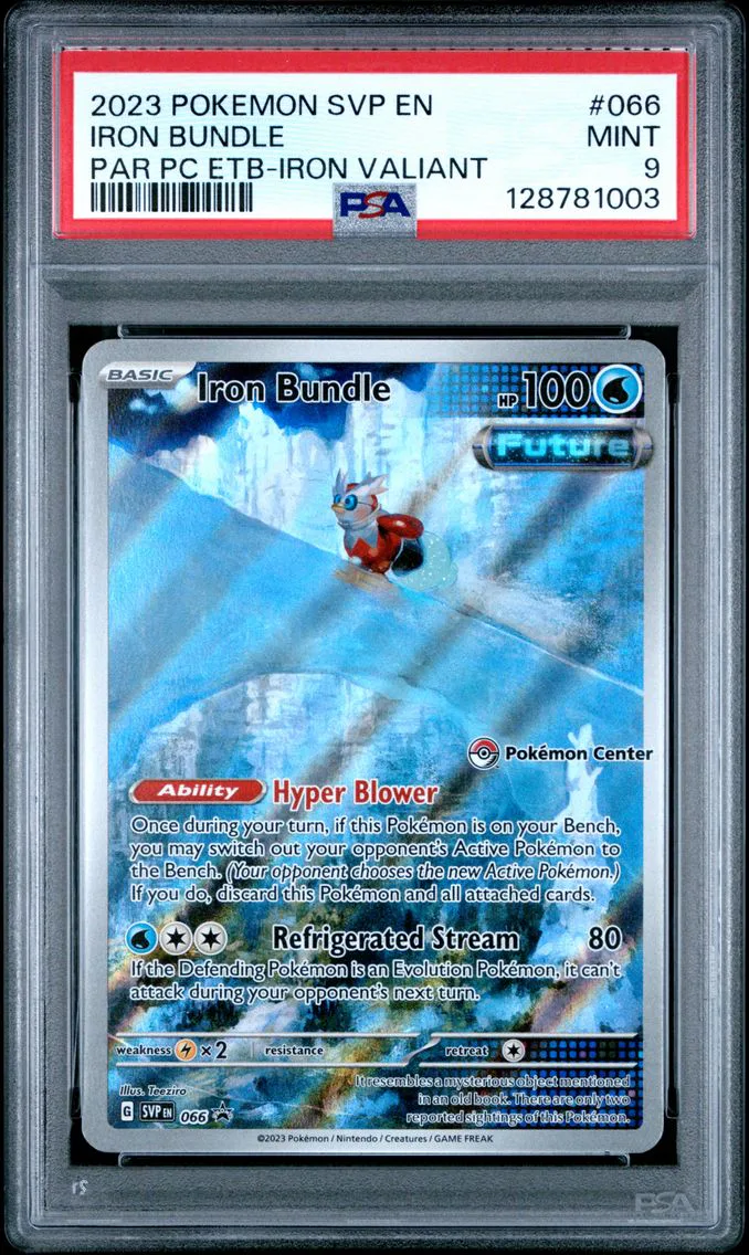 2023 #066 Iron Bundle PSA 9 Svp EN-SV Black Star Promo Pokemon