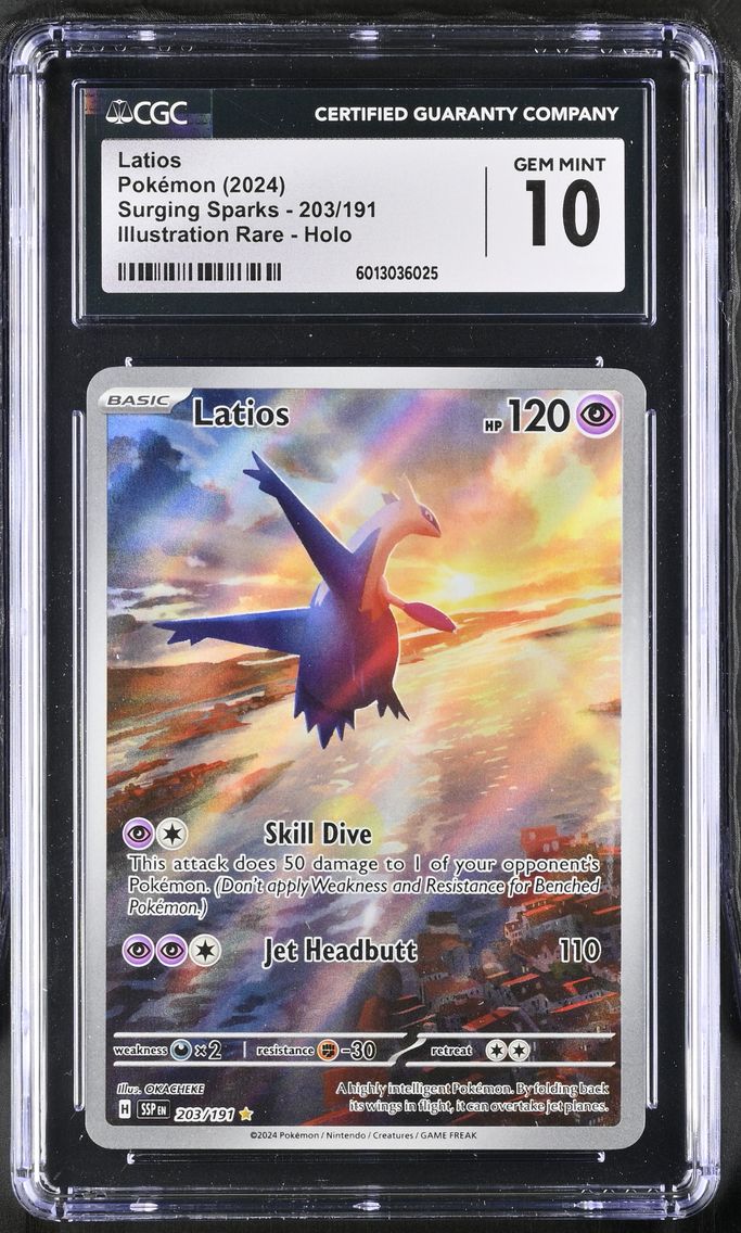 2024 #203 Latios CGC 10 Surging Sparks - SSP EN - English
