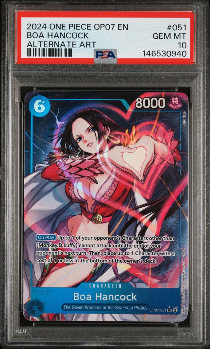 2024 #051 Boa Hancock PSA 10 One Piece OP07-500 Years in the Future