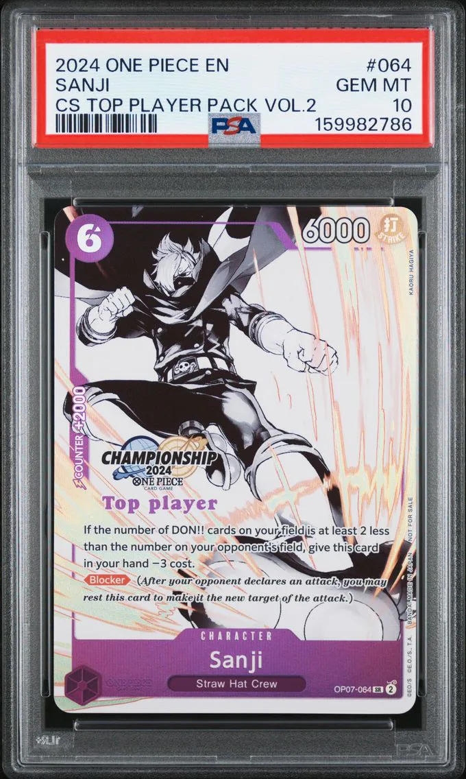 2024 #064 Sanji PSA 10 One Piece