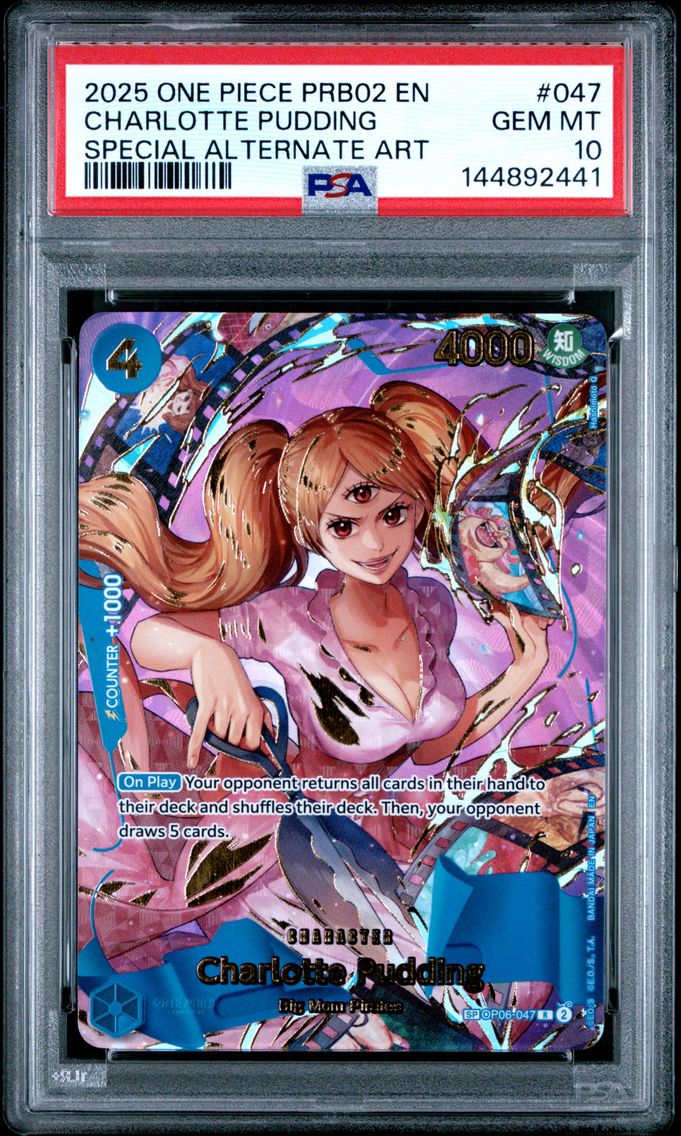 2025 #047 Charlotte Pudding PSA 10 One Piece PRB02-Premium Booster -One Piece Card the Best- Vol.2