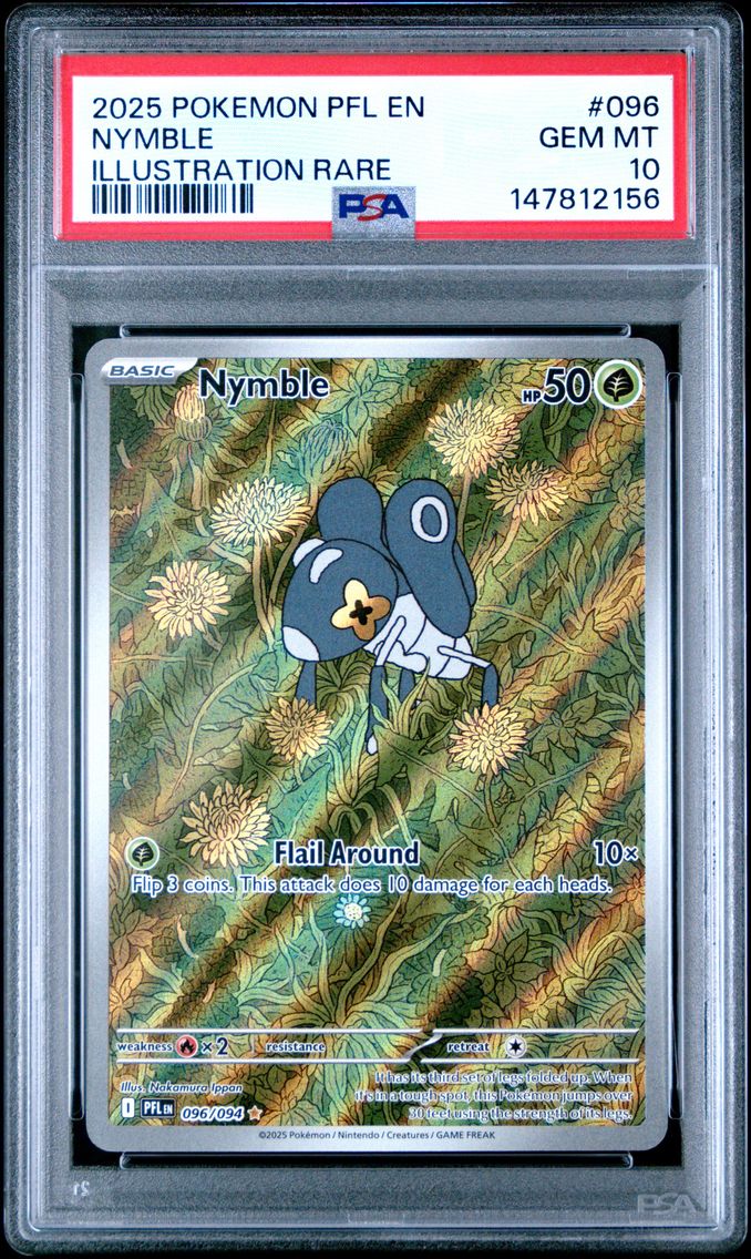 2025 #096 Nymble PSA 10 Pfl EN-Phantasmal Flames