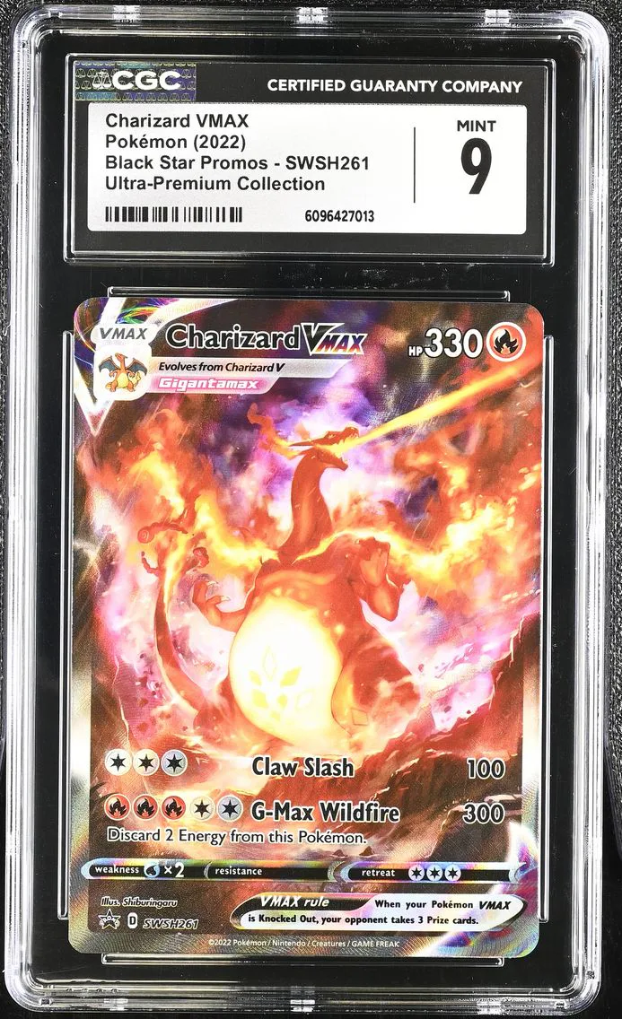 2022 #SWSH261 Charizard VMAX CGC 9 Black Star Promos - Sword & Shield - English