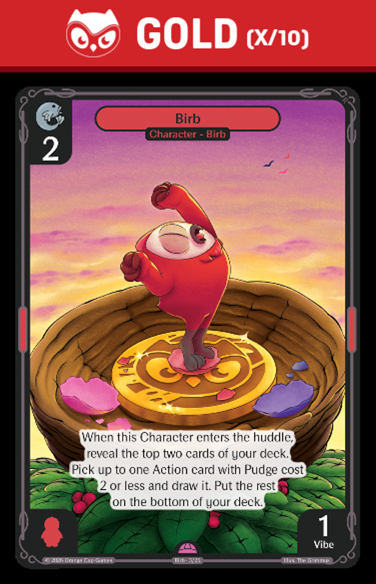2026 Birb Vibes TCG Promo #3 - Gold