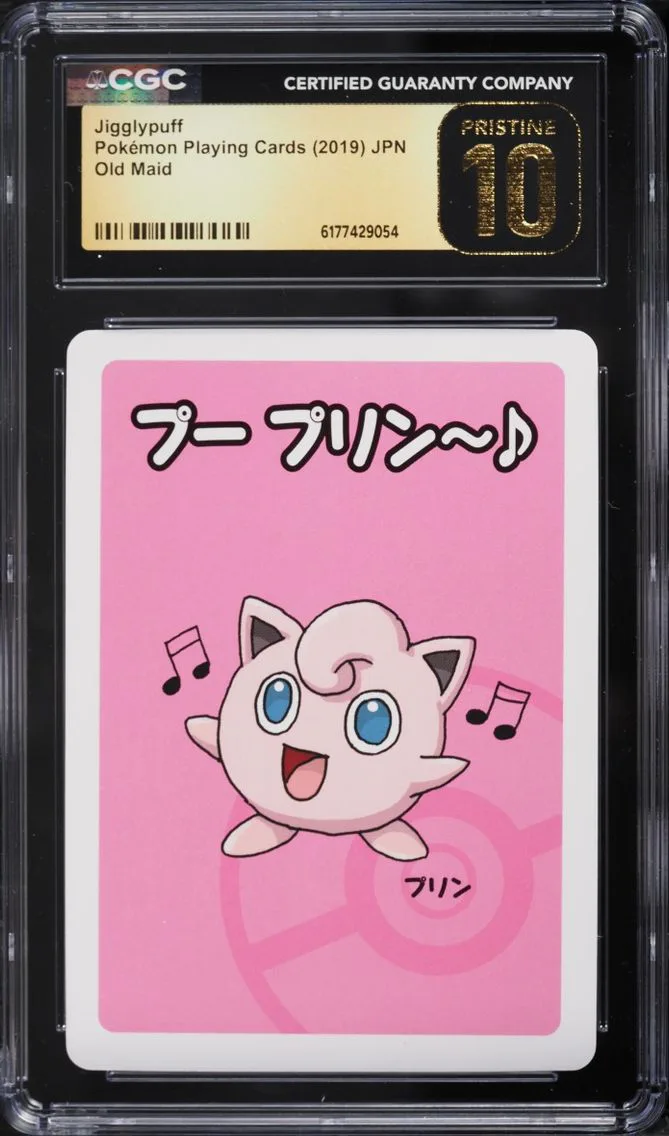 2019 Jigglypuff CGC 10 Pokemon Japanese Playing Cards Old Maid