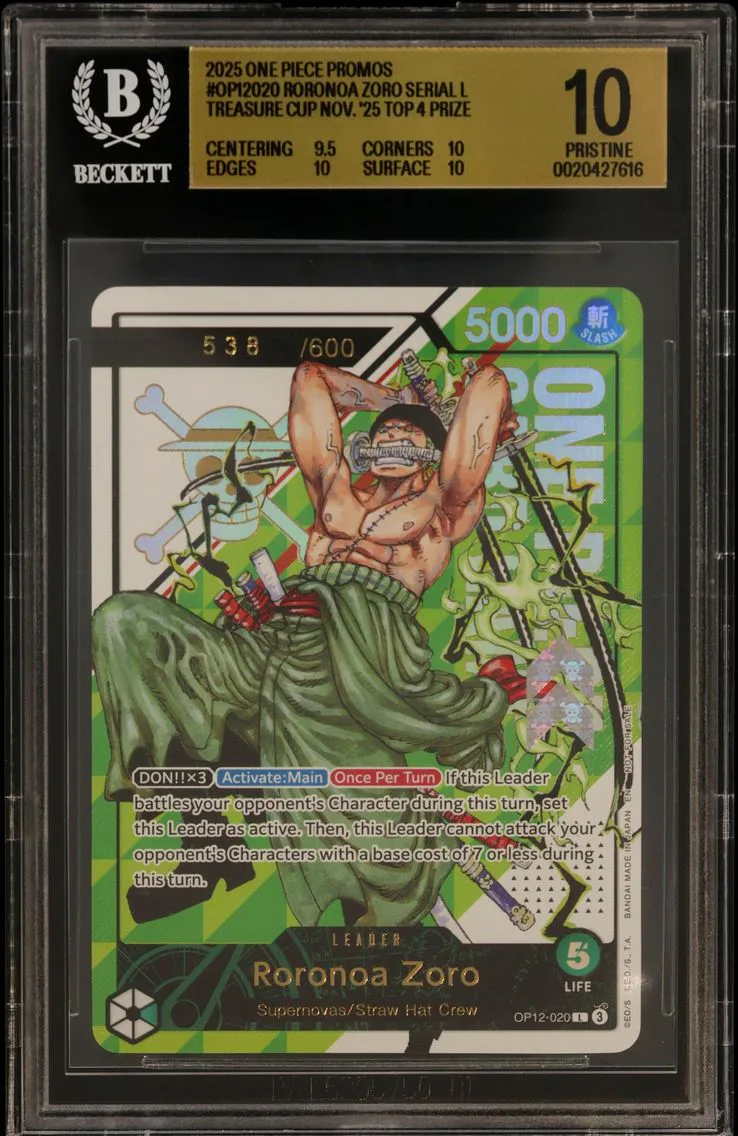 2025 #OP12020 Roronoa Zoro SERIA